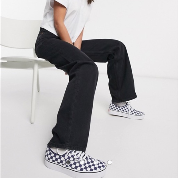 Monki | Jeans | Monki Yoko Wide Leg Organic Cotton Jeans Black 24 | Poshmark